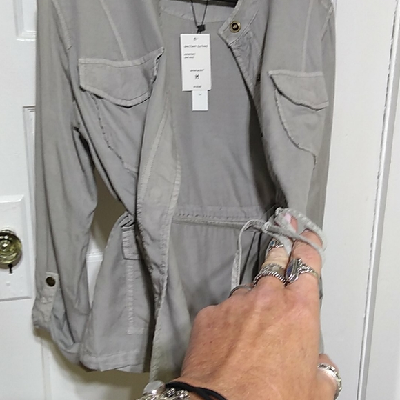 NWT Sanctuary 'Smoke Haze' Safari Cargo Utility Jacket SALE PRICE THRU Sun. OnLy - Picture 5 of 16